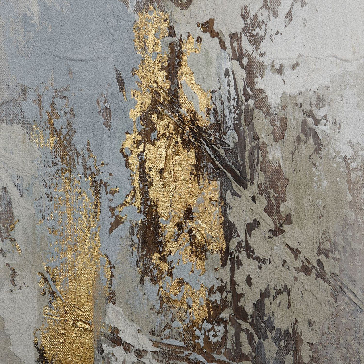 Image 5 39" x 39" Abstract Hand Painted Canvas Wall Art more views