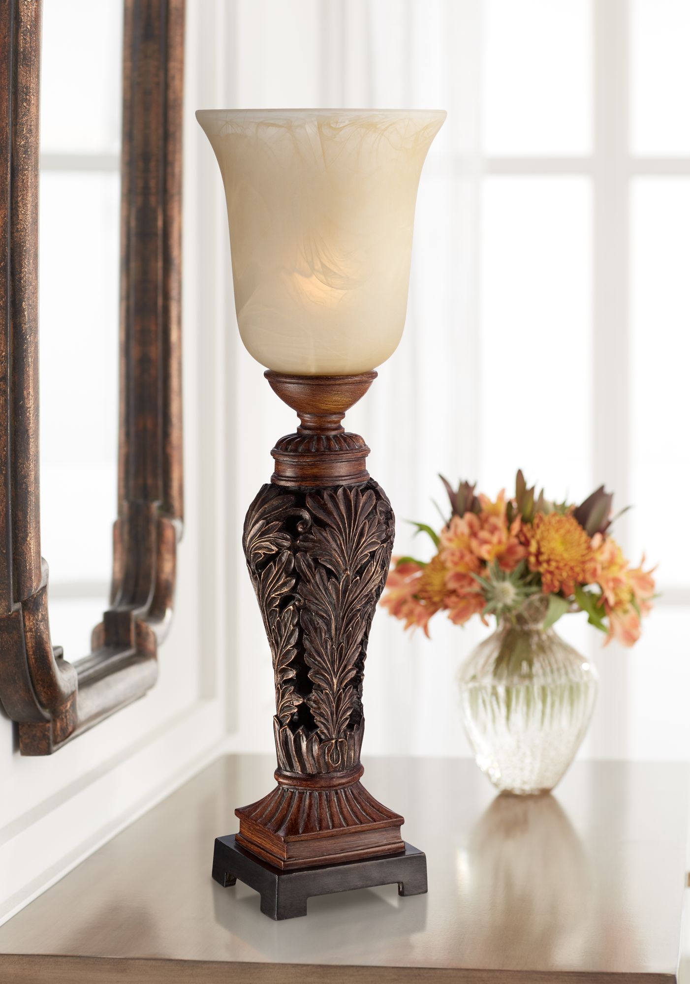 Traditional, Table Top Torchiere, Table Lamps Lamps Plus