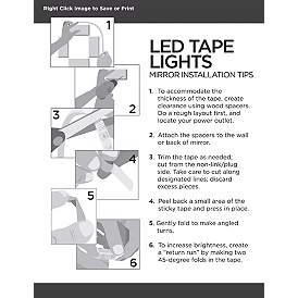 Image1 of 360 Lighting Warm White 16 1/2-Foot Long LED Tape Light Kit in scene