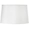 3J227 - Off-White Shantung Linen Drum Lamp Shade
