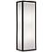 3N244 - Espresso Flat Back Metal Wall Sconce