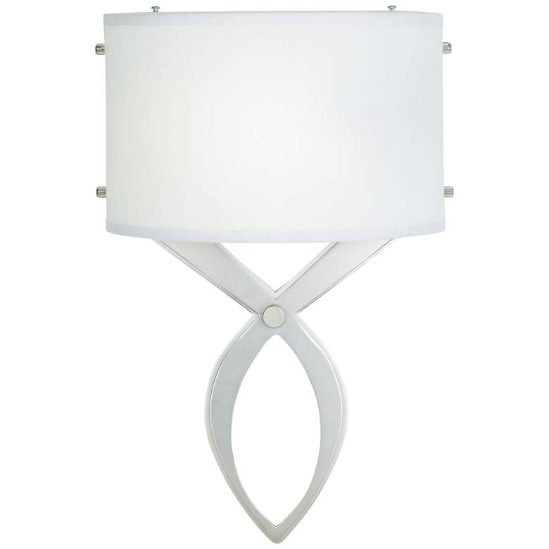 Image 1 3P926 - Frosted White Acrylic Half-Round Wall Sconce