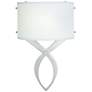 3P926 - Frosted White Acrylic Half-Round Wall Sconce