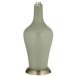 Color Plus Anya 32 1/4&quot; High Linen and Evergreen Fog Table Lamp
