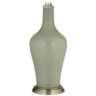 Color Plus Anya 32 1/4&quot; High Linen and Evergreen Fog Table Lamp