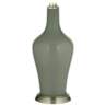 Color Plus Anya 32 1/4&quot; High Deep Lichen Green Glass Table Lamp