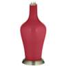 Color Plus Anya 32 1/4&quot; High Samba Red Glass Table Lamp