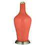 Color Plus Anya 32 1/4&quot; High Koi Orange Glass Table Lamp