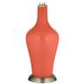 Color Plus Anya 32 1/4&quot; High Koi Orange Glass Table Lamp