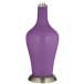 Color Plus Anya 32 1/4&quot; High Passionate Purple Glass Table Lamp