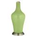 Color Plus Anya 32 1/4&quot; High Lime Rickey Green Glass Table Lamp
