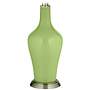 Color Plus Anya 32 1/4&quot; High Lime Rickey Green Glass Table Lamp