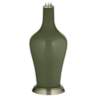 Color Plus Anya 32 1/4&quot; Secret Garden Green Glass Table Lamp