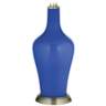 Color Plus Anya 32 1/4&quot; High Dazzling Blue Glass Table Lamp