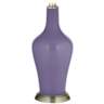 Color Plus Anya 32 1/4&quot; High Purple Haze Glass Table Lamp
