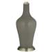 Color Plus Anya 32 1/4&quot; High Gauntlet Gray Glass Table Lamp