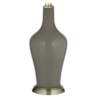 Color Plus Anya 32 1/4&quot; High Gauntlet Gray Glass Table Lamp