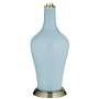 Color Plus Anya 32 1/4&quot; High Vast Sky Blue Glass Table Lamp