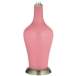 Color Plus Anya 32 1/4&quot; High Haute Pink Glass Table Lamp