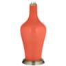 Color Plus Anya 32 1/4&quot; High Daring Orange Glass Table Lamp