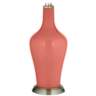 Color Plus Anya 32 1/4&quot; High Coral Reef Pink Glass Table Lamp