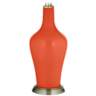 Color Plus Anya 32 1/4&quot; High Daredevil Red Glass Table Lamp