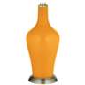 Color Plus Anya 32 1/4&quot; High Carnival Orange Glass Table Lamp