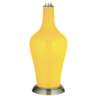 Color Plus Anya 32 1/4&quot; High Citrus Yellow Glass Table Lamp