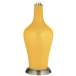 Color Plus Anya 32 1/4&quot; High Goldenrod Yellow Glass Table Lamp