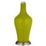 Color Plus Anya 32 1/4&quot; High Olive Green Glass Table Lamp