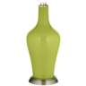 Color Plus Anya 32 1/4&quot; High Parakeet Green Glass Table Lamp