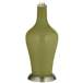 Color Plus Anya 32 1/4&quot; High Rural Green Glass Table Lamp