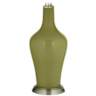 Color Plus Anya 32 1/4&quot; High Rural Green Glass Table Lamp
