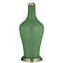 Color Plus Anya 32 1/4&quot; High Garden Grove Green Glass Table Lamp