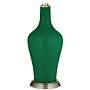 Color Plus Anya 32 1/4&quot; High Greens Color Glass Table Lamp