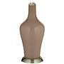 Color Plus Anya 32 1/4&quot; High Mocha Brown Glass Table Lamp