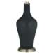 Color Plus Anya 32 1/4&quot; High Black of Night Glass Table Lamp