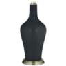 Color Plus Anya 32 1/4&quot; High Black of Night Glass Table Lamp