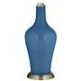 Regatta Blue Anya Table Lamp with Dimmer
