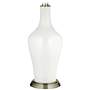 Color Plus Anya 32 1/4&quot; High Winter White Glass Table Lamp