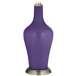 Color Plus Anya 32 1/4&quot; High Izmir Purple Glass Table Lamp