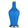 Color Plus Anya 32 1/4&quot; High Royal Blue Glass Table Lamp