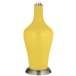 Color Plus Anya 32 1/4&quot; High Lemon Zest Yellow Glass Table Lamp
