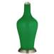 Color Plus Anya 32 1/4&quot; High Envy Green Glass Table Lamp