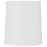 3Y996 - White Sandstone Linen Drum Lamp Shade