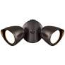 2_4.25" High 2-Light Integrated LED Outdoor Security Flood Light in Bronze more views