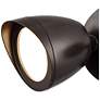 4_4.25" High 2-Light Integrated LED Outdoor Security Flood Light in Bronze more views