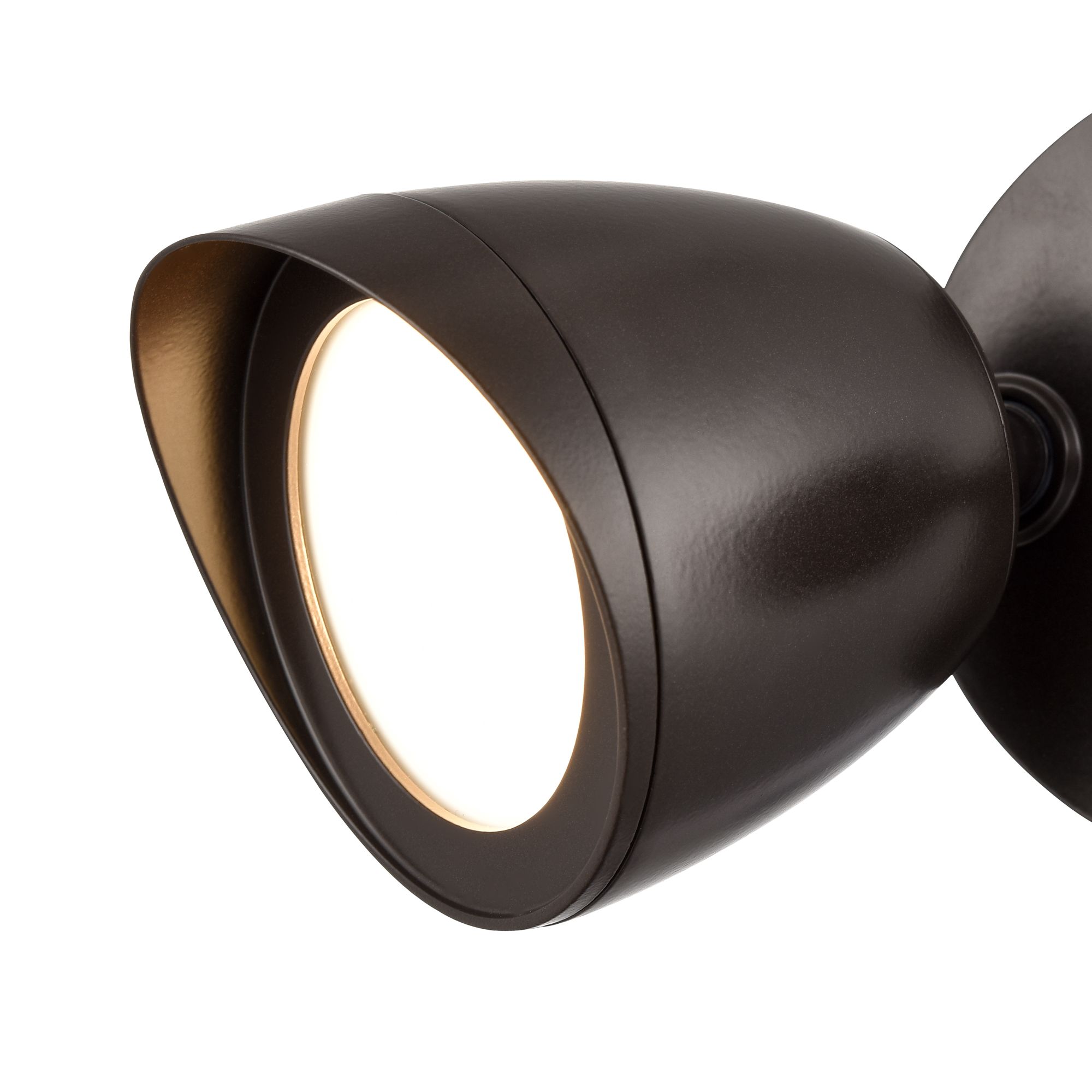 Image 4 4.25" High Integrated LED Outdoor Security Flood Light in Bronze more views