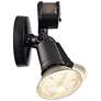 3_4.75" High 2-Light Outdoor Security Flood Light in Powder Coated Black more views