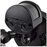 4_4.75" High 2-Light Outdoor Security Flood Light in Powder Coated Black more views